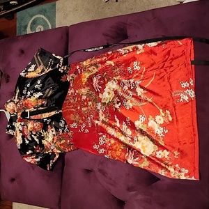 Women Orential Dress Size 10 (Large)